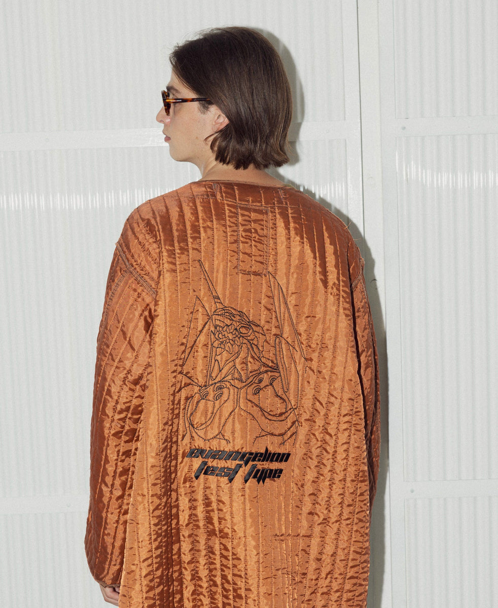 【美品】  F.M.C.D. / エフエムシーディー | EVANGELION x  M-51 L キルティングコート | L | ブラウン系 | メンズ 23aw_eva_m51l_ora_002_2abb98df