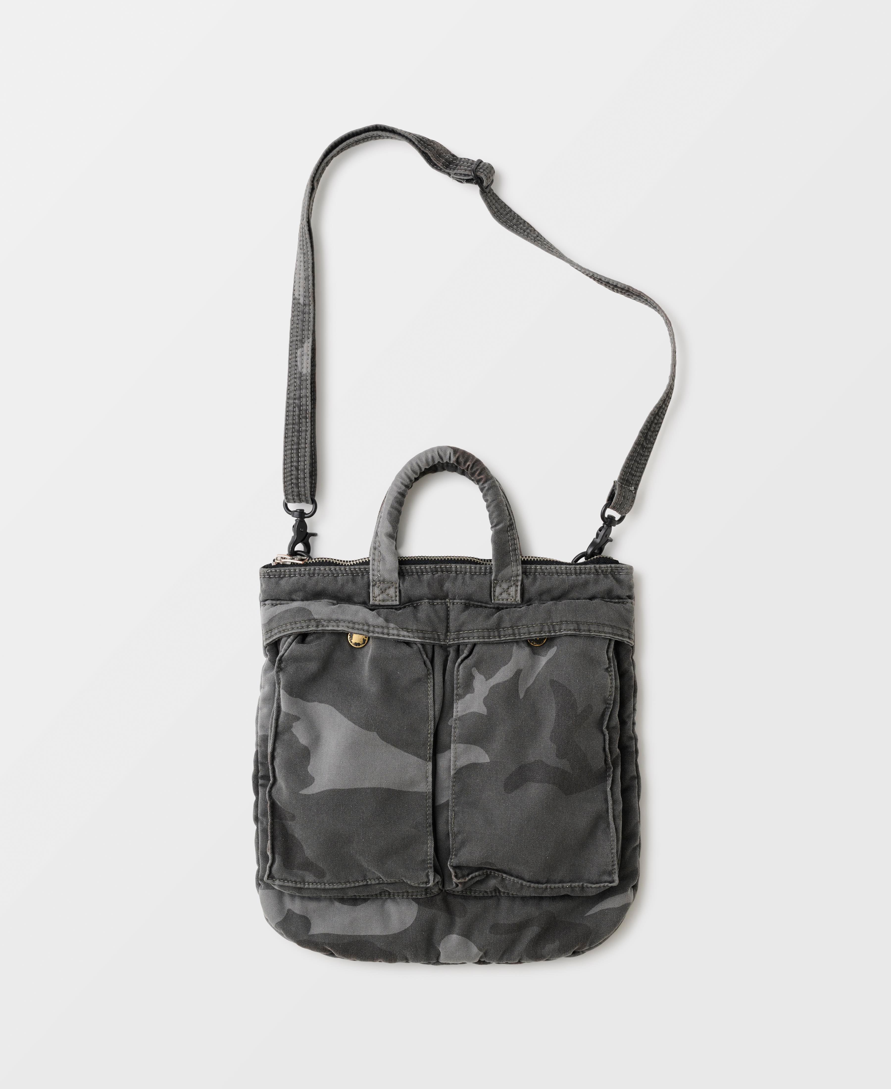 ANTIQUE WASH 2WAY MINI CAMO HELMET BAG | UC