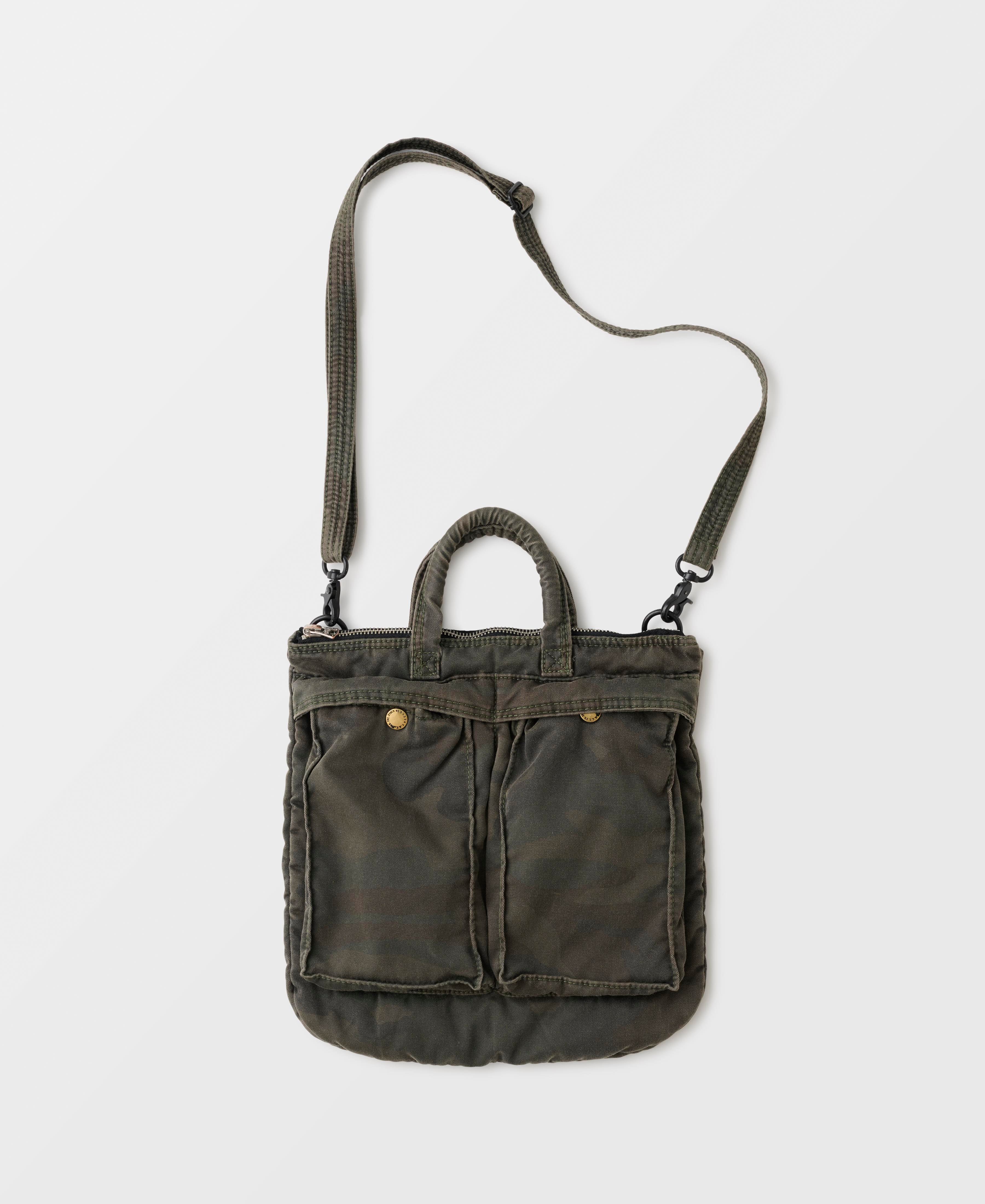 ANTIQUE WASH 2WAY MINI CAMO HELMET BAG | WC