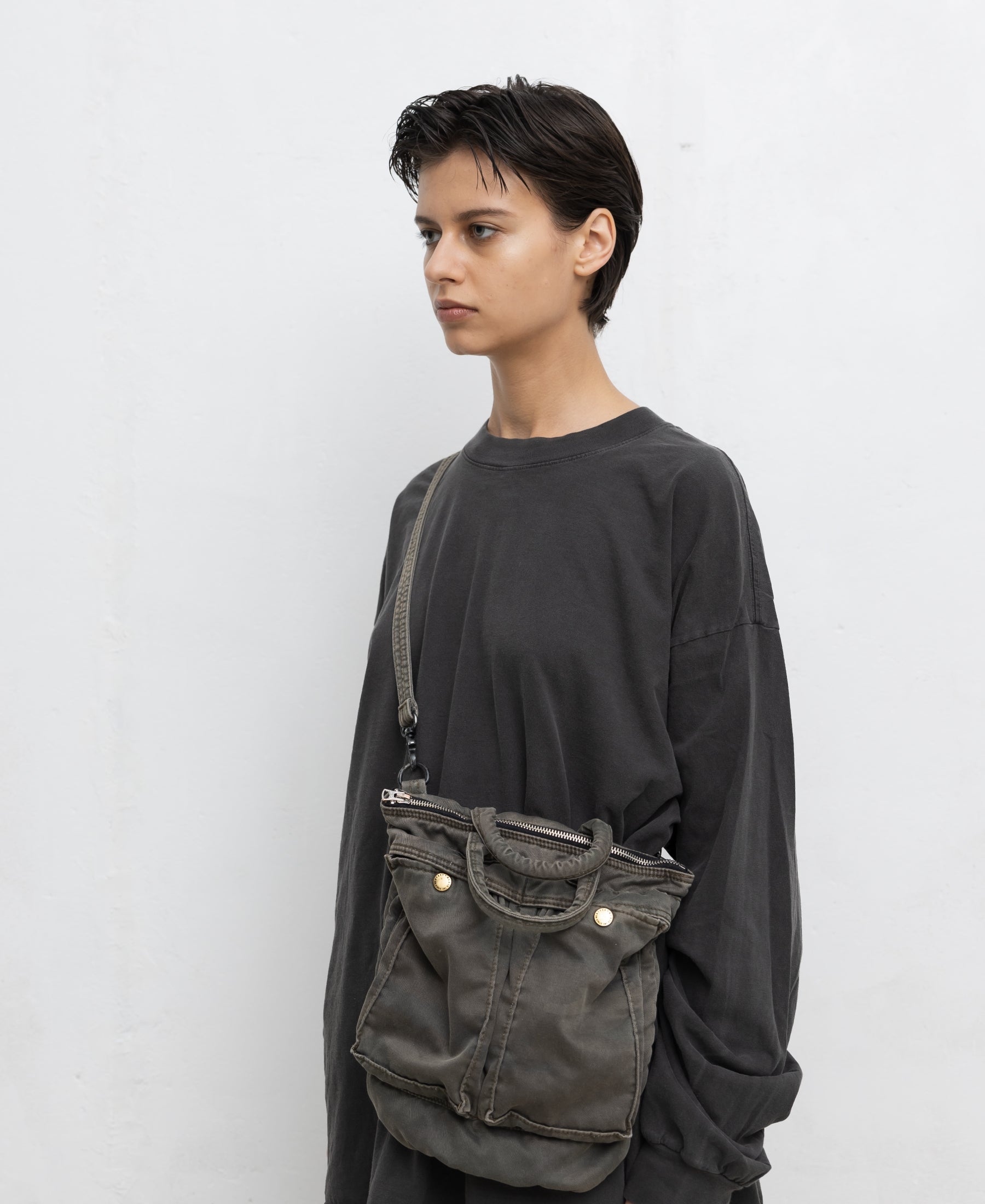 ANTIQUE WASH 2WAY MINI CAMO HELMET BAG | WC