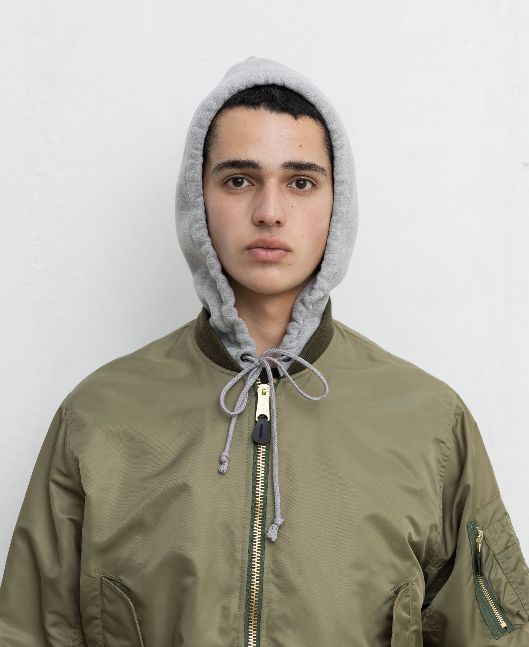 CUSTOM OPTION : COTTON FLEECE HOOD with STRING