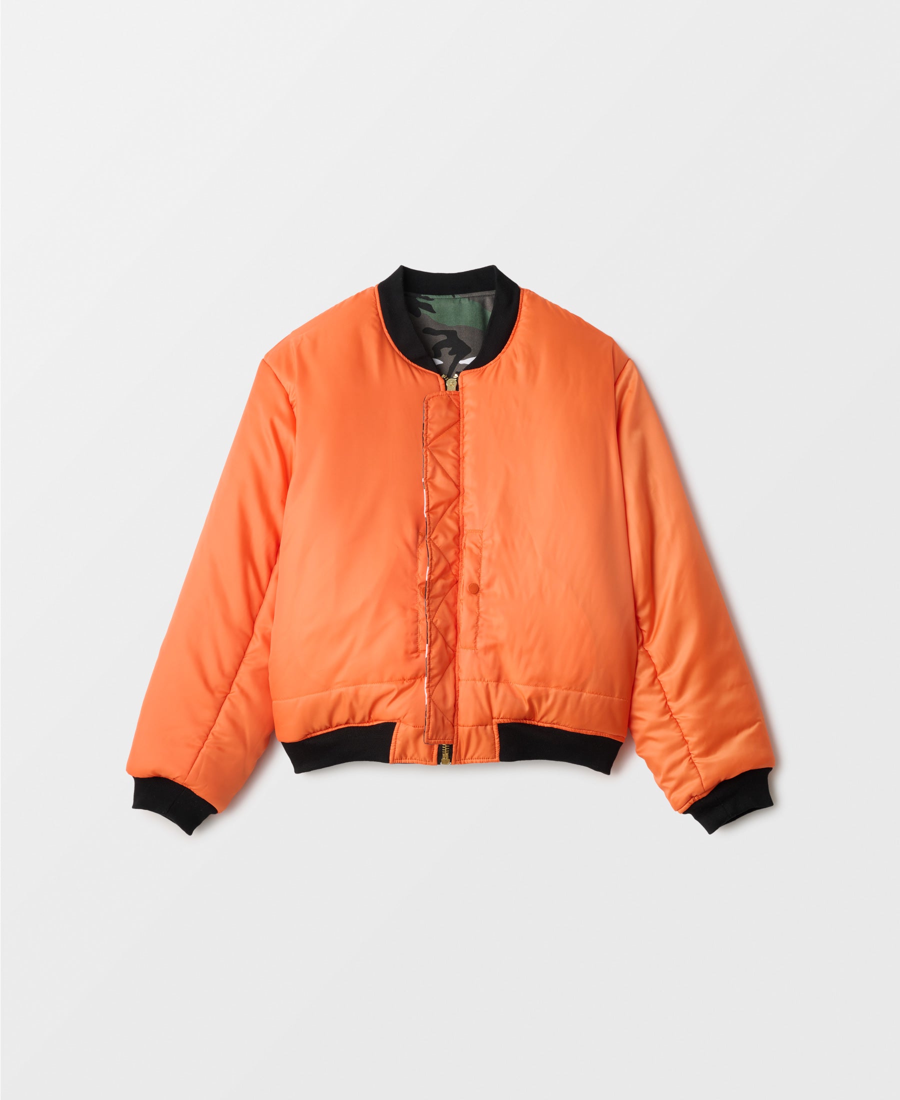 LTD 100 VINTAGE WASH PADDED BOMBER JACKET | Urban Camo