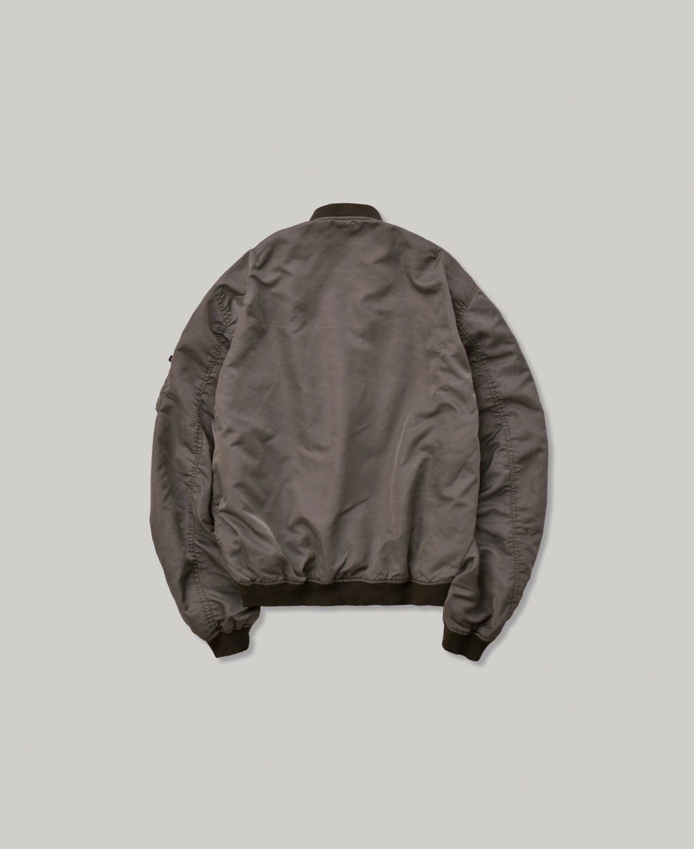 LTD | ANTIQUE WASH NON PADDED BOMBER JACKET | OD – F.M.C.D. ONLINE