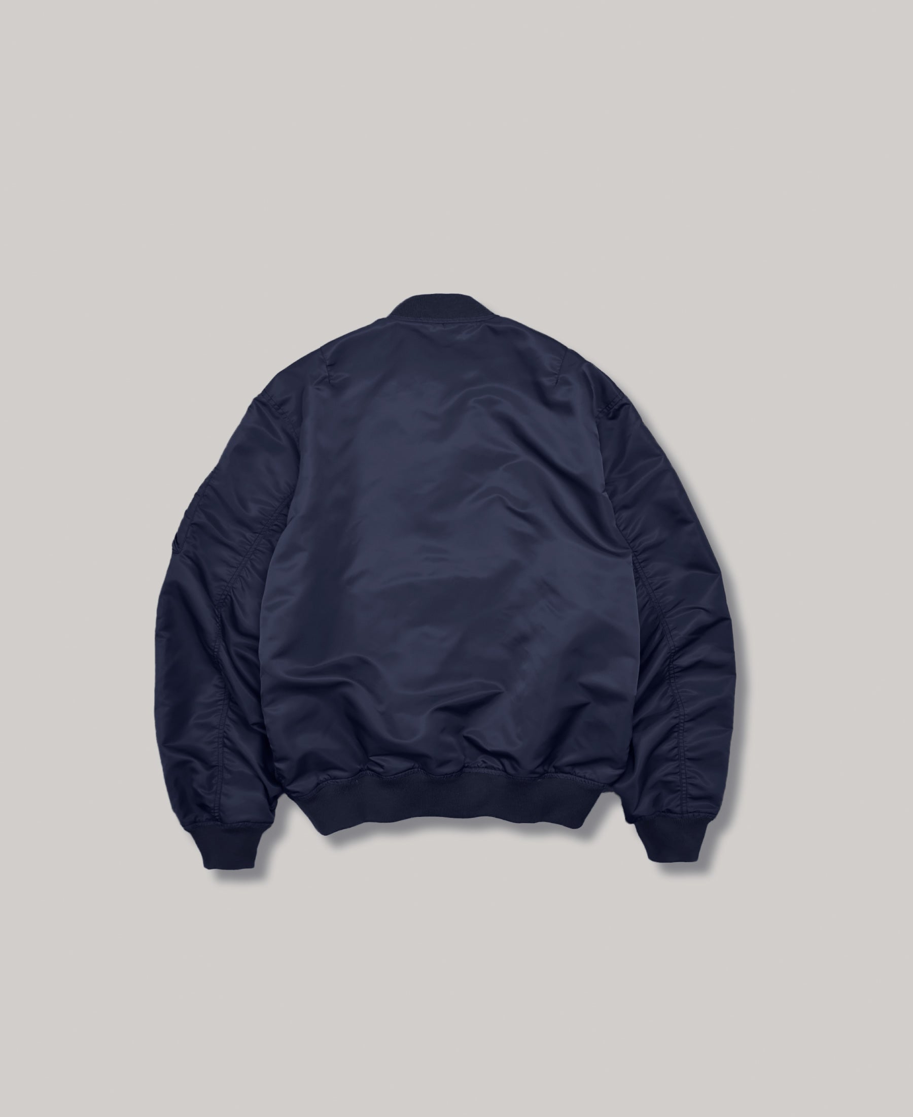 OUTLET 50%OFF | NON-PADDED BOMBER JACKET | NAVY