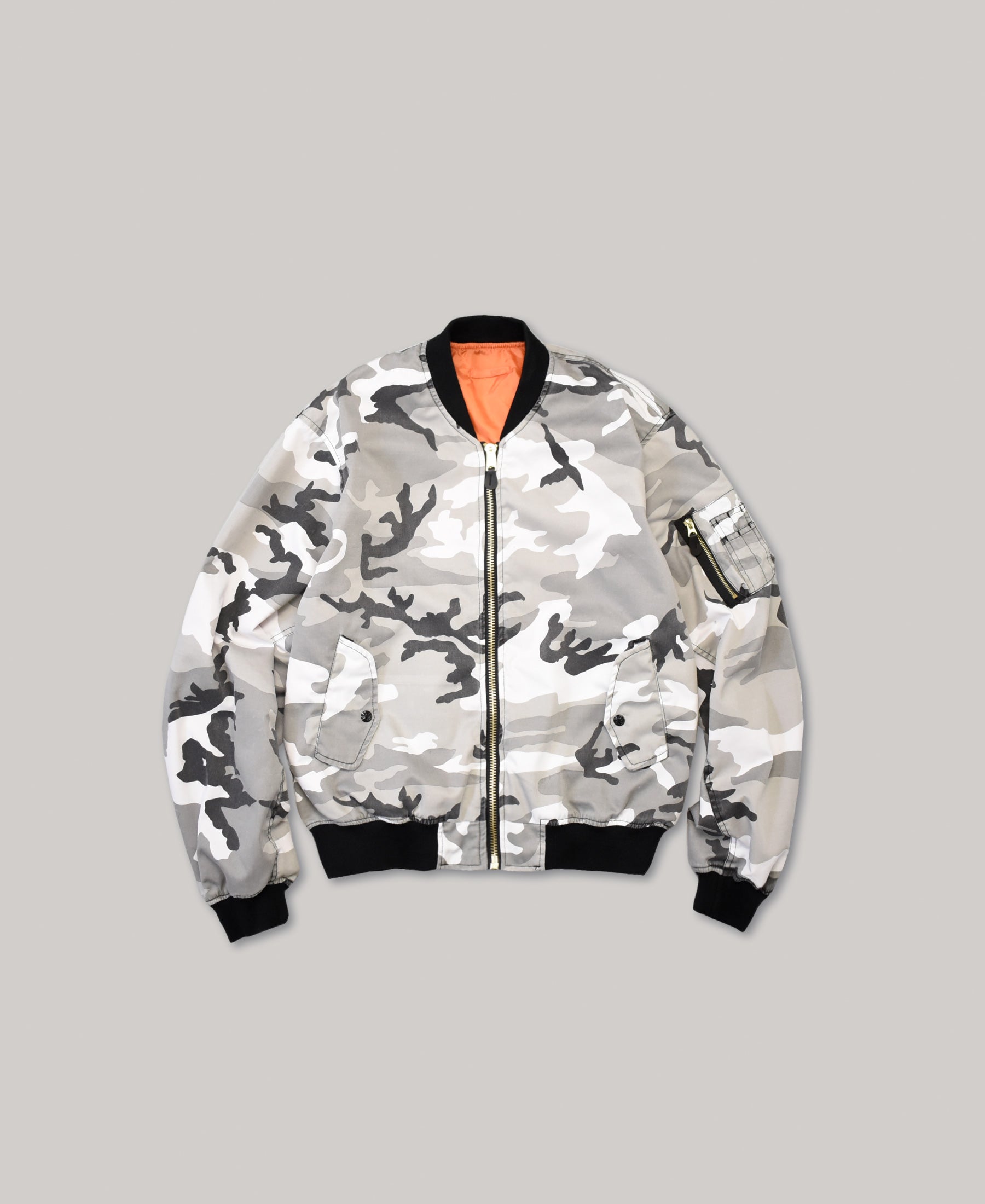 NON-PADDED BOMBER JACKET |  VINTAGE WASH UC