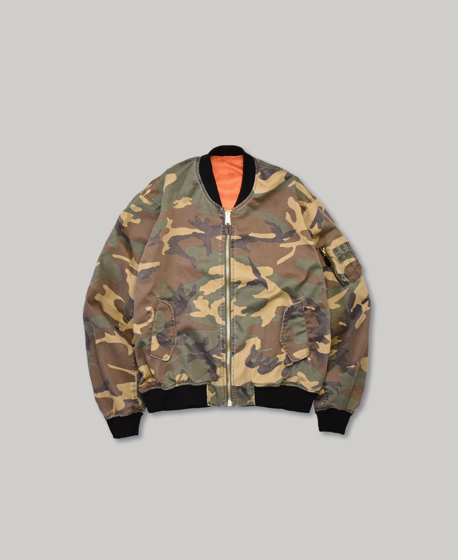 NEW | NON-PADDED BOMBER JACKET |  VINTAGE WASH WC