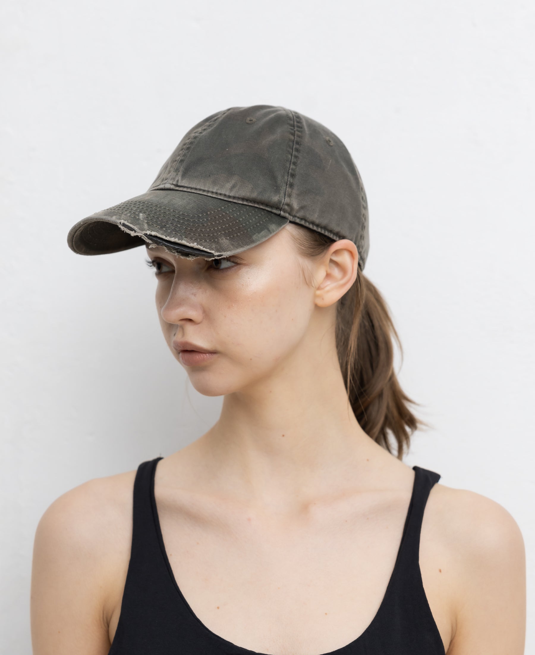 24AW | ANTIQUE WASH 6 PANEL MECHANIC'S CAP ｜WC