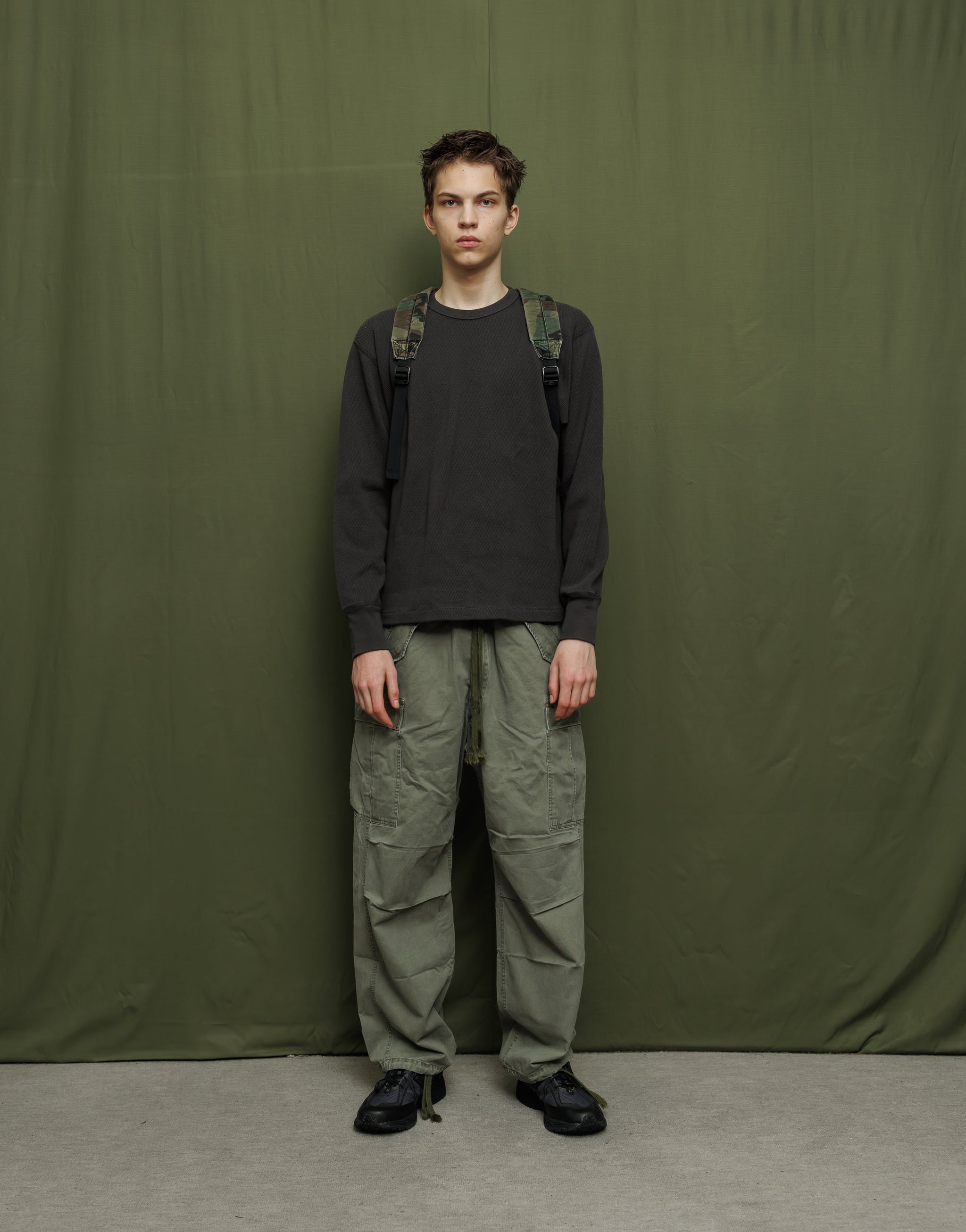 SUN FADED WASH CAMO DAY PACK - WOODLAND CAMO
