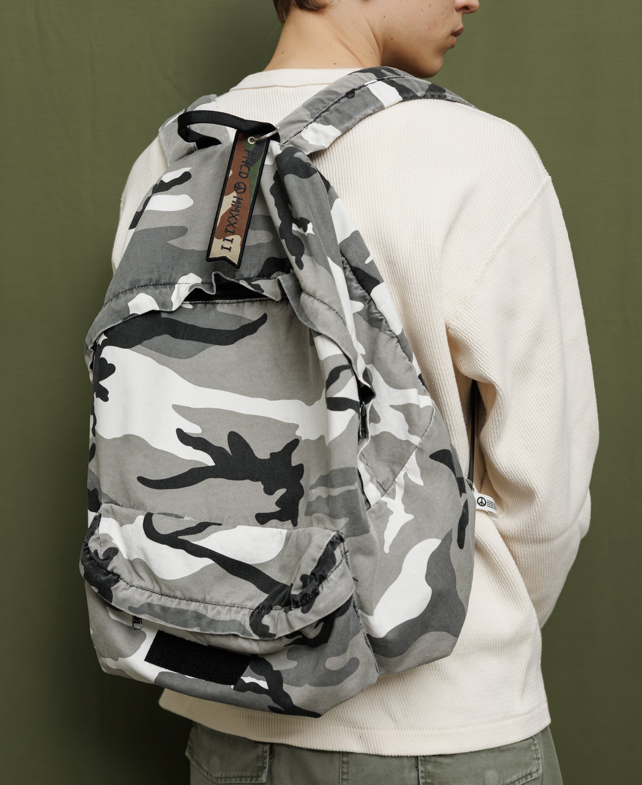SUN FADED WASH CAMO DAY PACK - URBAN CAMO