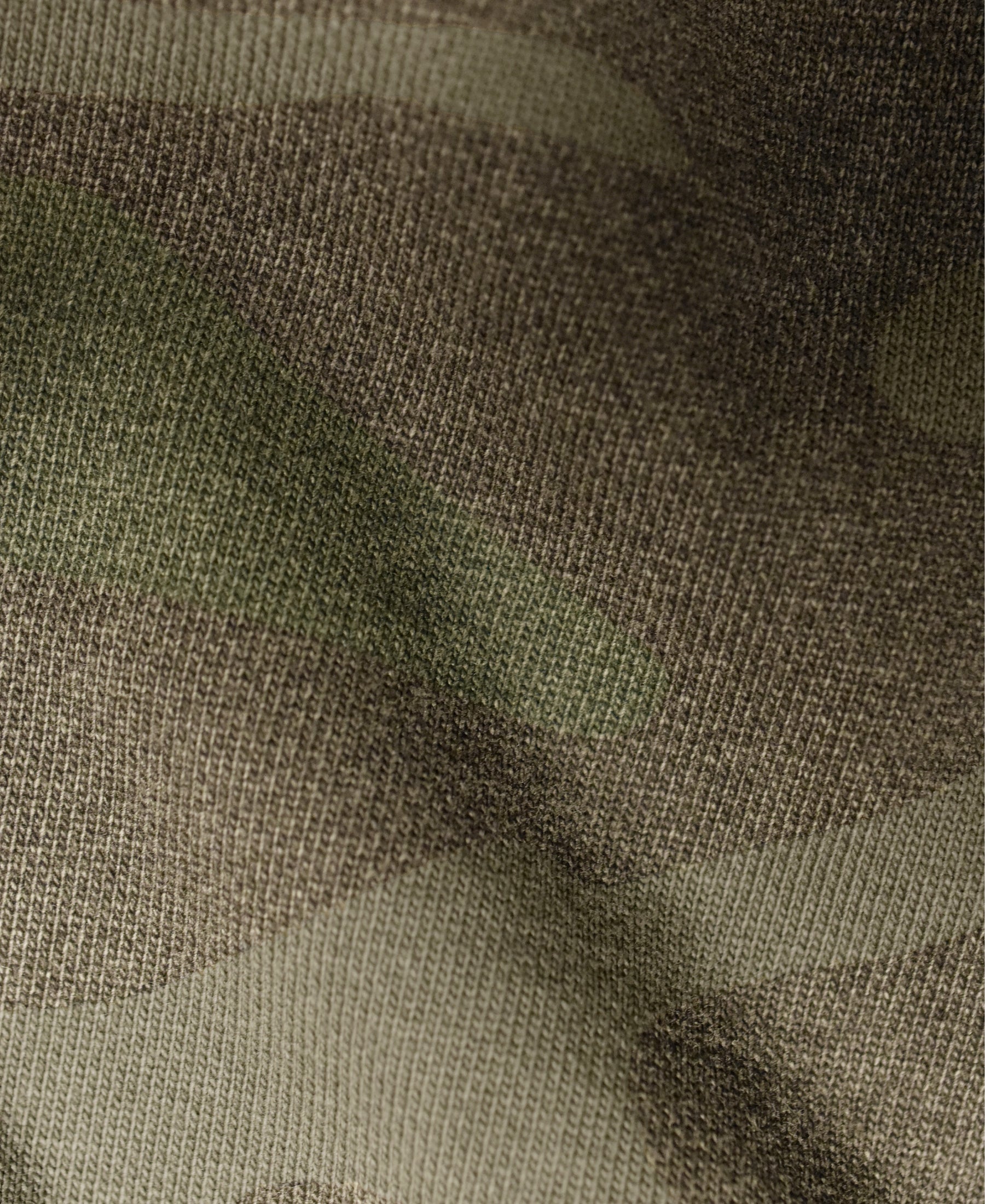 SUN FADED WASH SWEAT BOMBER JACKET - WOODLAND CAMO