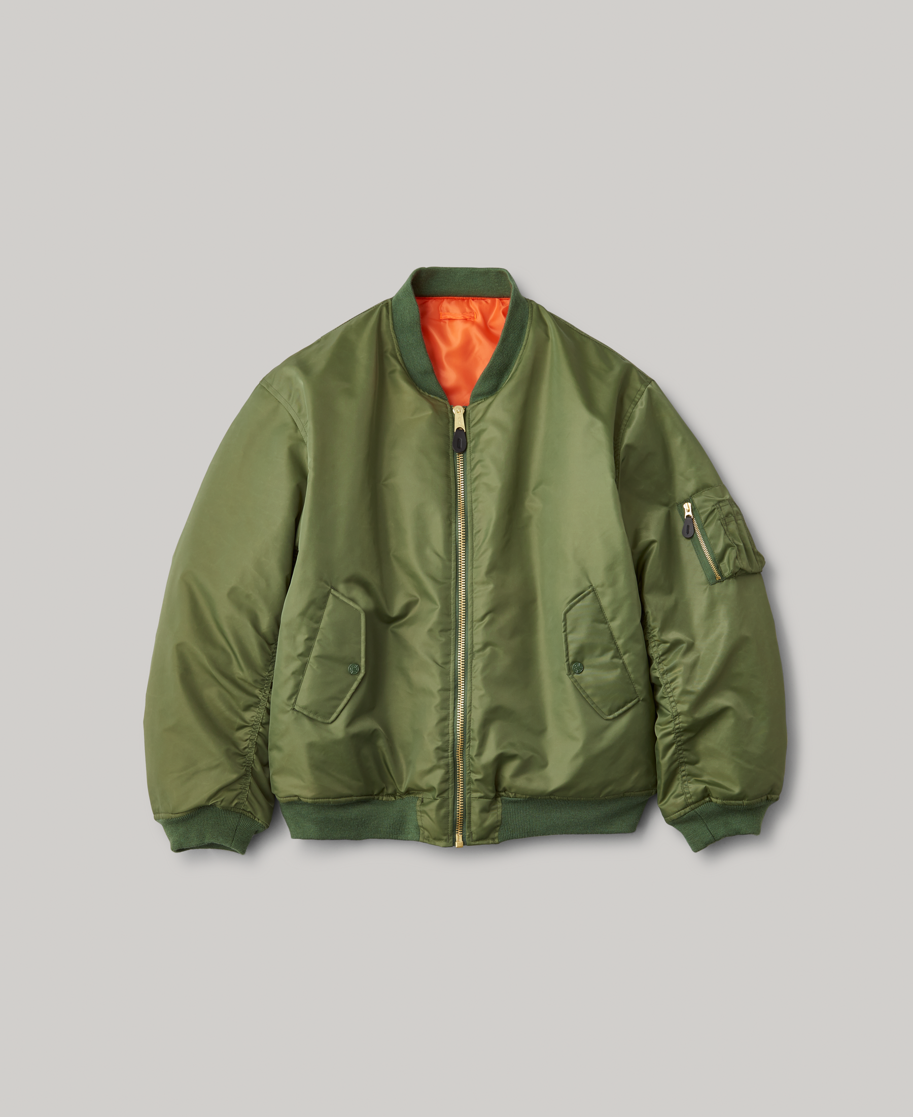 オリーブ MA-1 ボンバージャケット MA-1 | BOMBER JACKET | OLIVE – F.M.C.D. ONLINE STORE