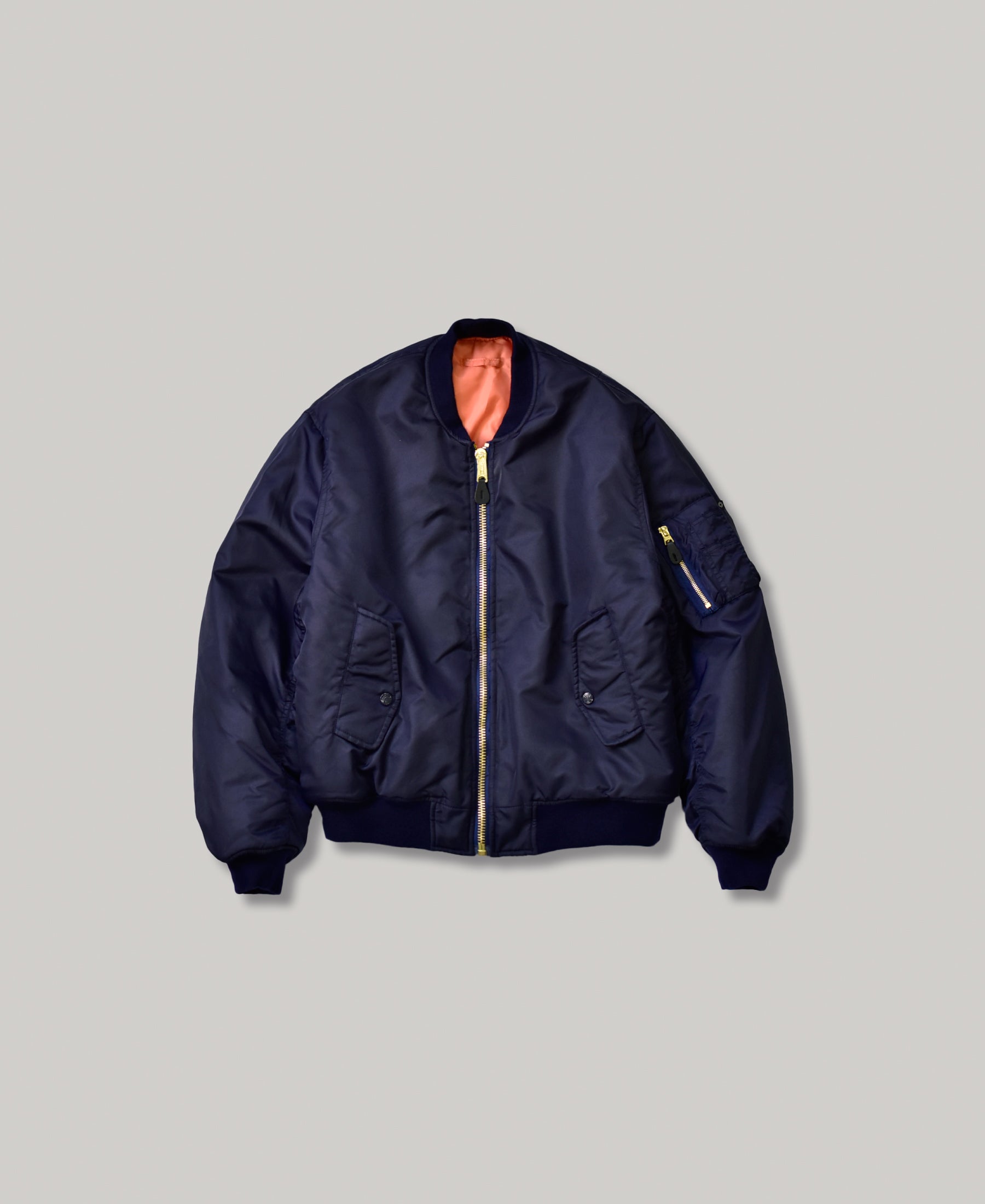 NEW | VINTAGE WASH BOMBER JACKET | NAVY